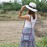 Purple crossbody bag with Miao hill tribe embroidery