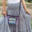Purple crossbody bag with Miao hill tribe embroidery
