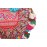 Crossbody bag with colorful pompoms