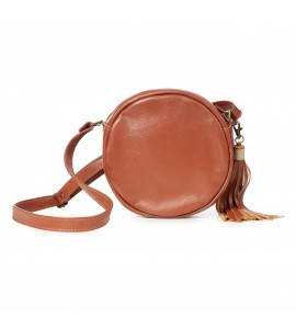 Retro Miao Embroidered Round Crossbody Bag