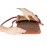 Yellow bird embroidered crossbody bag