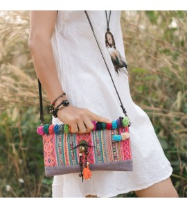Unique Pom Pom Tote Bag