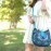 Blue Bird Miao Embroidery Crossbody Bag