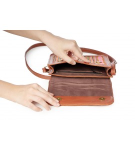 Women's Retro Miao Embroidery Crossbody Bag