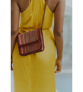 Women's Retro Miao Embroidery Crossbody Bag