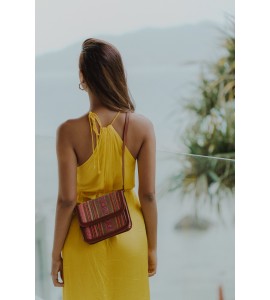 Women's Retro Miao Embroidery Crossbody Bag