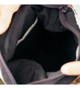 Hippie Crossbody Bag with Leather Strap