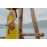 Leather Round Yellow Bird Crossbody Bag
