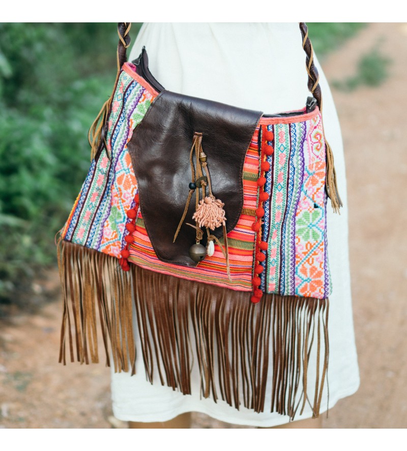 Vintage Bohemian Tassel Crossbody Bag