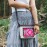Women's hippie crossbody bag