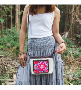 Women's hippie crossbody bag