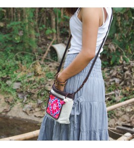Women's hippie crossbody bag